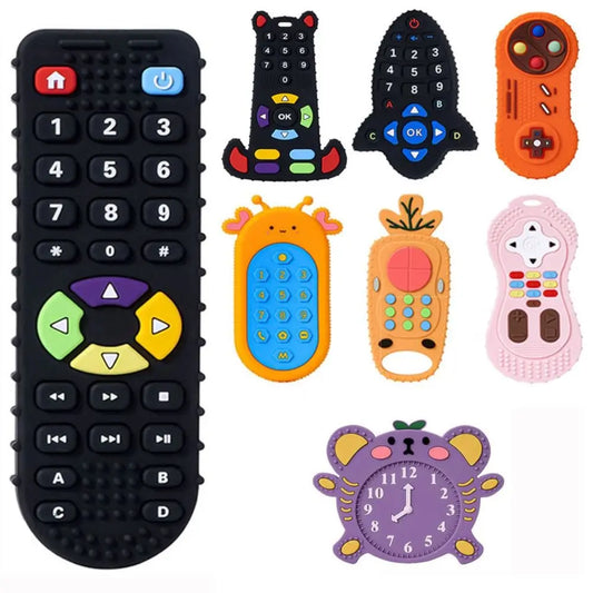 Baby Silicone Teether Toys Remote