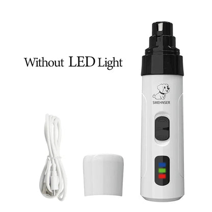 Electric Pet Nail Grinder LED Light