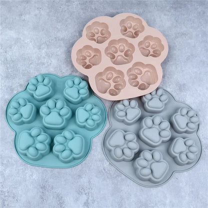 Cat Footprint Silicone Mold Cake Moulds Cookie Cutter