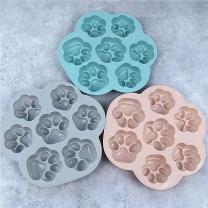 Cat Footprint Silicone Mold Cake Moulds Cookie Cutter